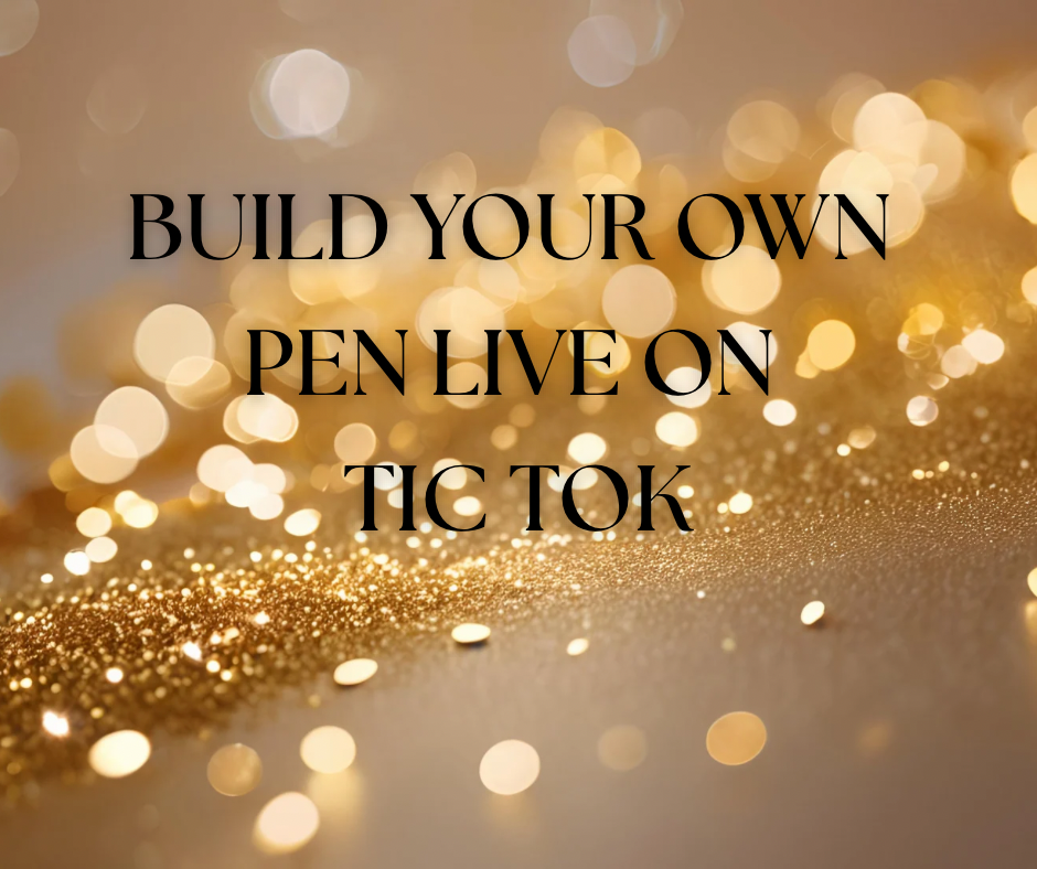 Build your own beautiful pen live on Tik Tok